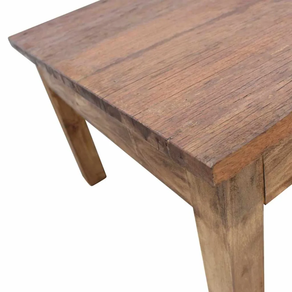 vidaXL Salontafel 96x73x45 cm massief mahoniehout bruin, foto 3