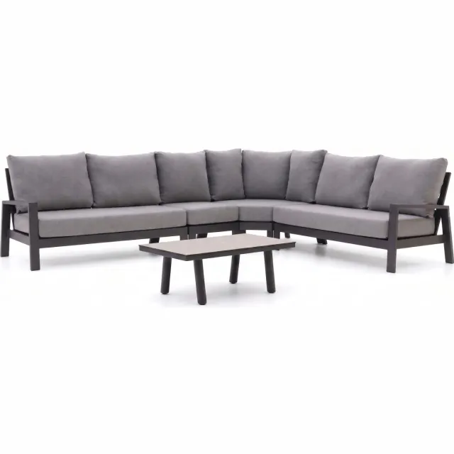 Tierra Outdoor Musone hoek loungeset 5-delig 6-zits grijs, foto 2