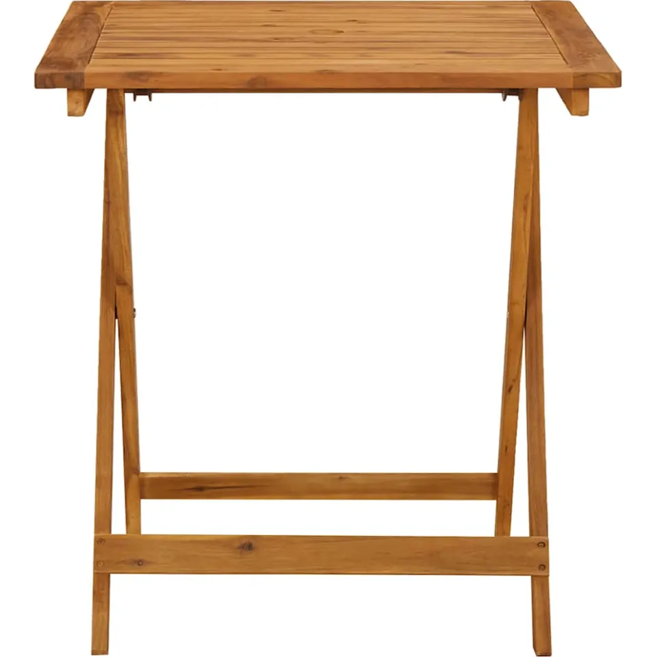 vidaXL Tuintafel inklapbaar 70x70x75 cm massief acaciahout bruin, foto 4