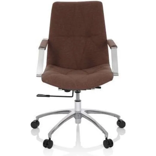 hjh office Saranto II - Thuisgebruik bureaustoel - Midden bruin - Stof