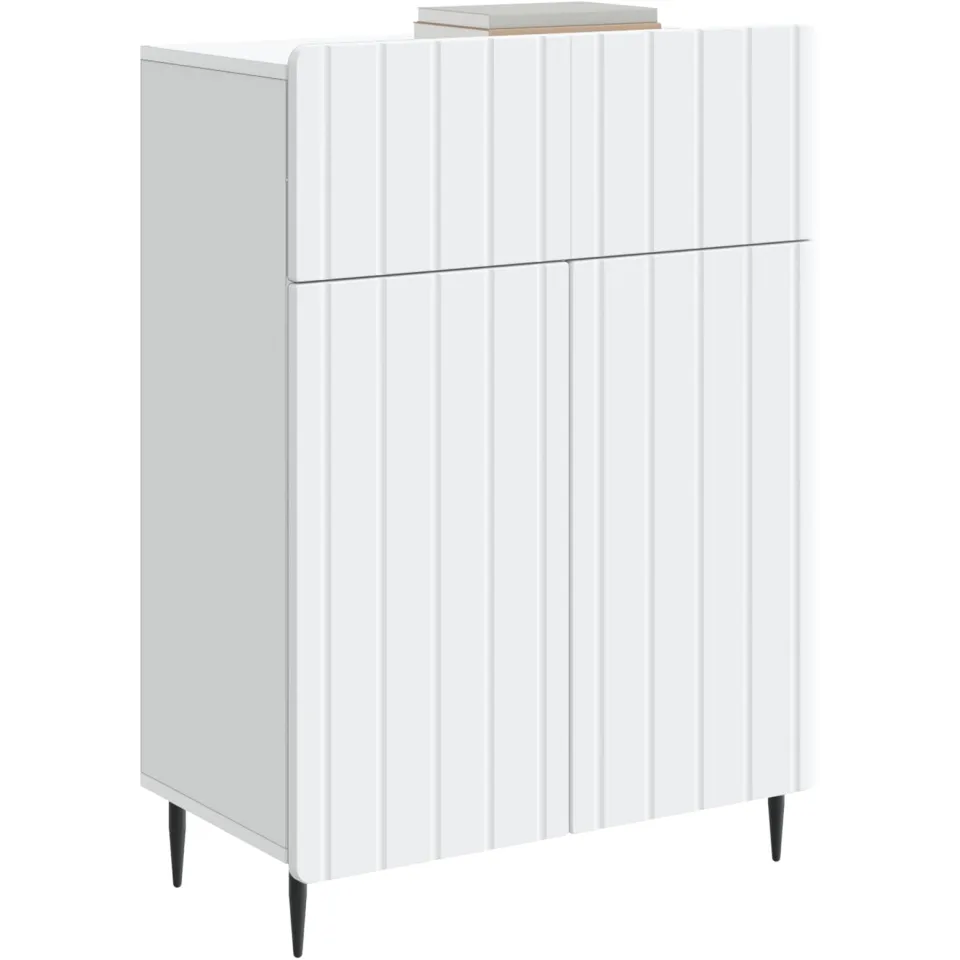 vidaXL Dressoir Wit 66 x 34,5 x 92 cm Bewerkt hout