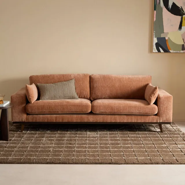 NOUS Living Torino 3-zitsbank terra, foto 2