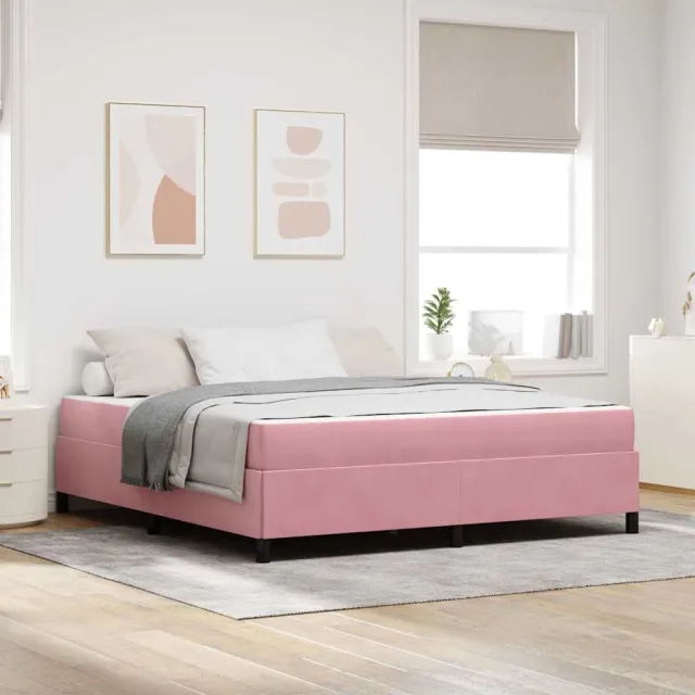 vidaXL Bedframe Roze 180 x 200 cm Stof