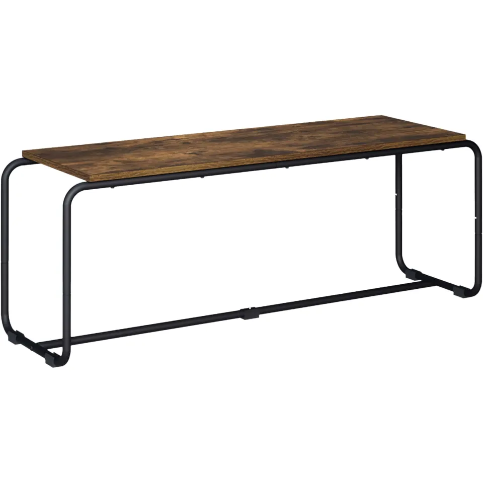 vidaXL TV-standaard 113.5 x 35.5 x 42 cm Gerookt eiken Bewerkt hout, foto 3