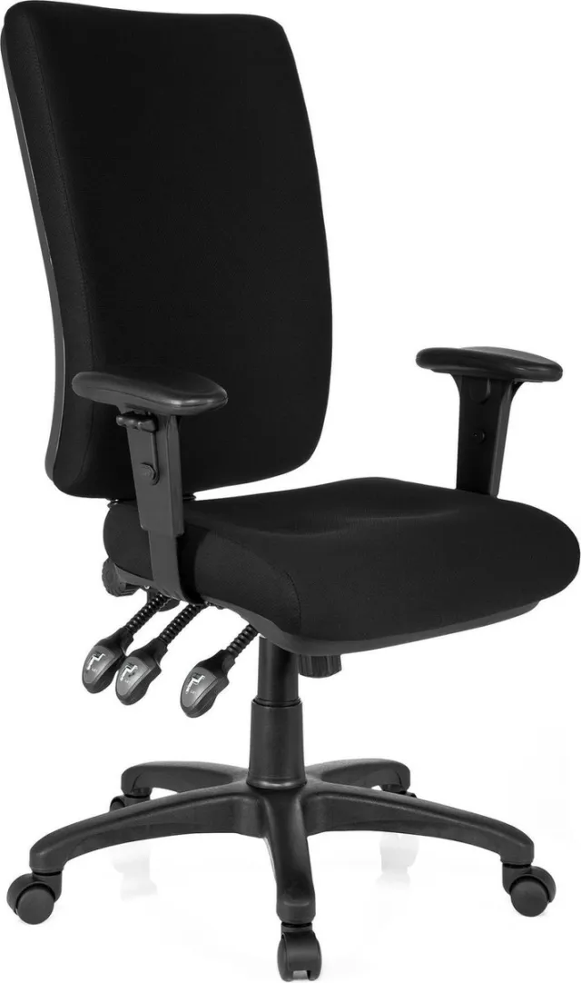 hjh office Zenit High - Bureaustoel - Zwart