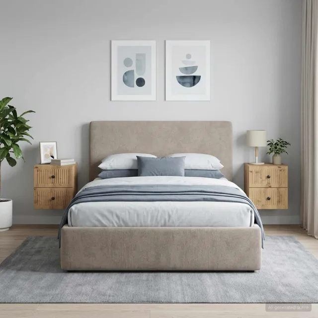 vidaXL Wandbeugel Bedkast 2 st Artisanaal eiken 33 x 34,5 x 40 cm, foto 2