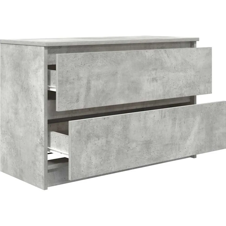 vidaXL Tv-meubel 80x35x54 cm spaanplaat betongrijs grijs, foto 4