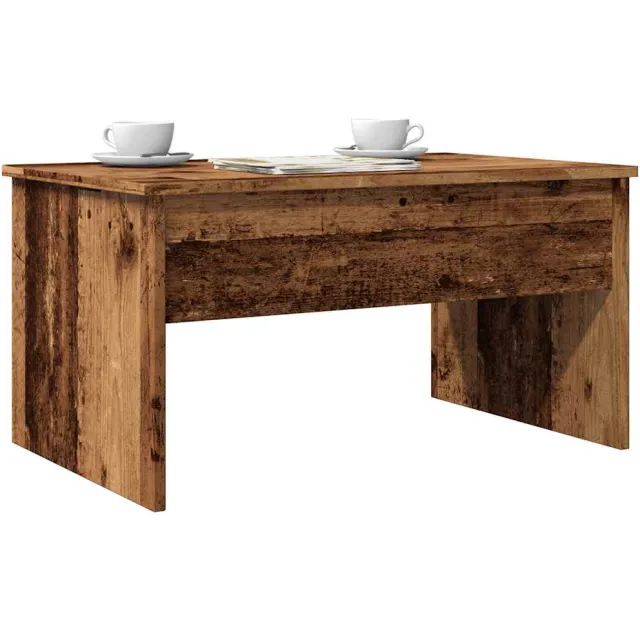 vidaXL Salontafel 80x50,5x41,5 cm bewerkt hout oud houtkleurig Bruin
