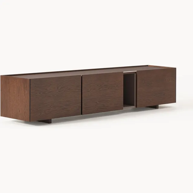 Westwing Collection Houten tv-meubel Larsen Bruin