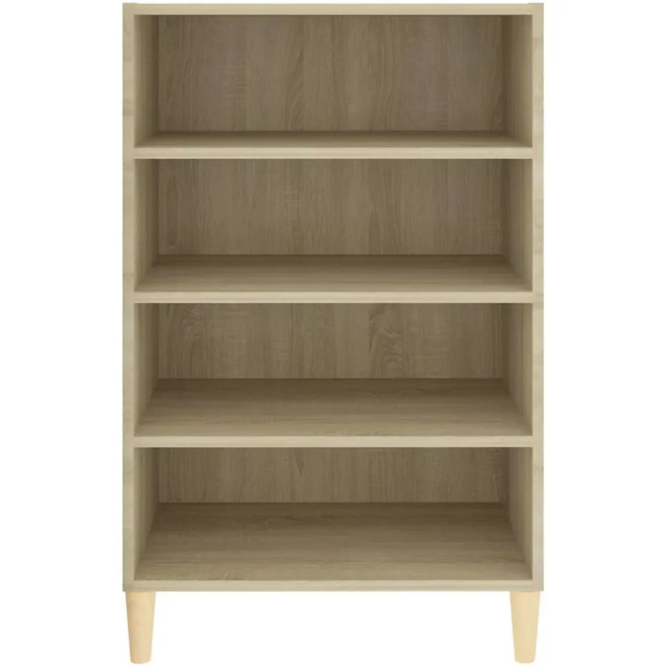 vidaXL Dressoir 57x35x90 cm bewerkt hout sonoma eikenkleurig Bruin