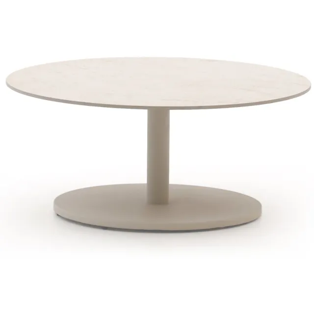 Manifesto Furniture Manifesto Monticano lounge tuintafel ø 80cm (h: 35cm) Taupe