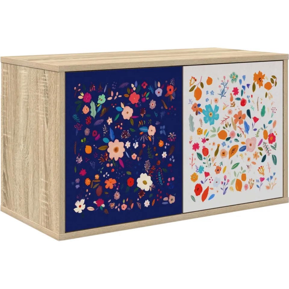 vidaXL Wandgemonteerd tv-meubel MAINZ 69 x 33 x 40 cm Sonoma Eiken, foto 3