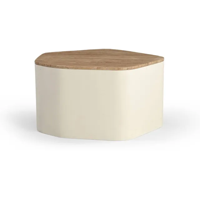Giga Meubel Salontafel Cersei - Organisch - Travertin - 76cm, foto 2