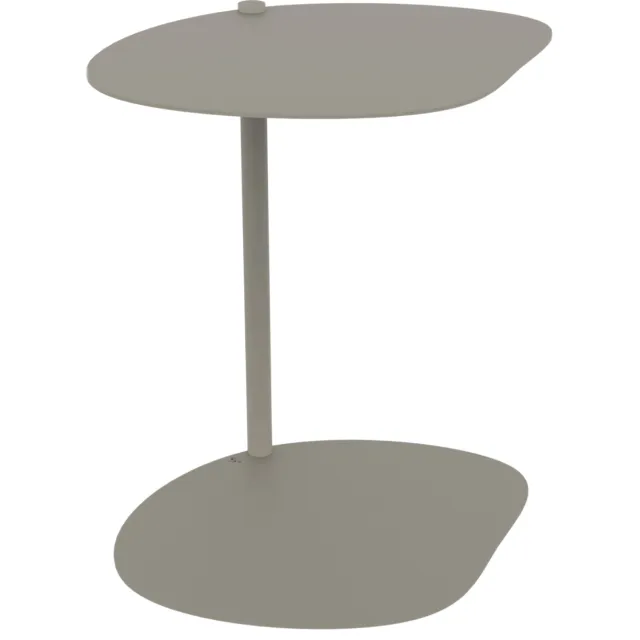 Steelful ORGA Bijzettafel - Zijde grijs