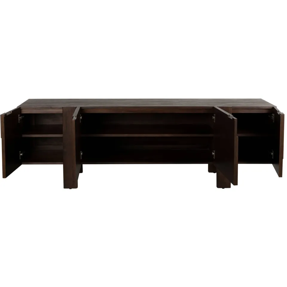 Dutchbone Bruneau dressoir walnoot, foto 4