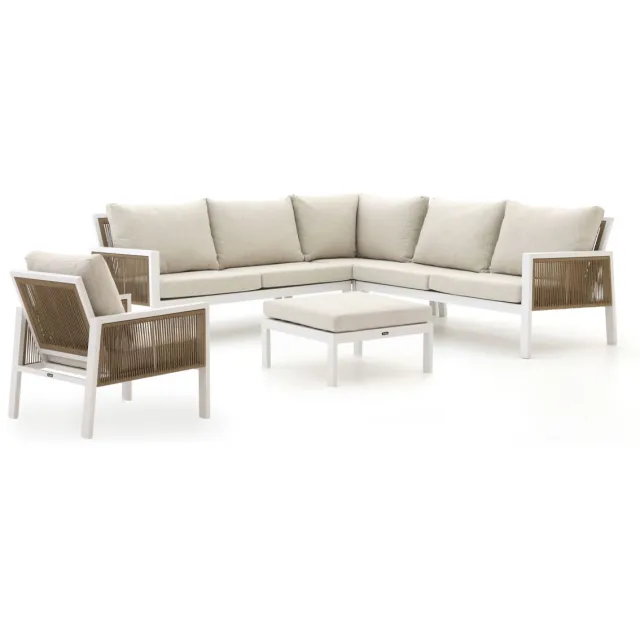 Manifesto Furniture Manifesto Alzano hoek loungeset 5-delig taupe