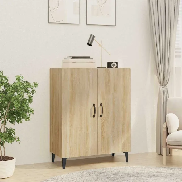 vidaXL Dressoir 70x34x90 cm bewerkt hout sonoma eikenkleurig, foto 2