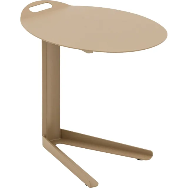 Goossens Bijzettafel Positano - Wit - Aluminium