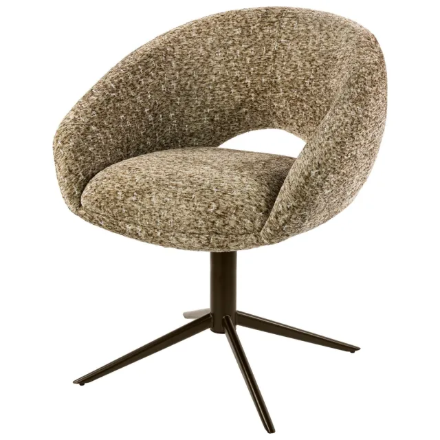 Nest of Nora Set van 2 - Nest of Nora Armstoel Mavo - Draaibaar met pocket vering - Champagne