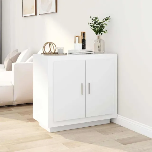 vidaXL Dressoir 80x40x75 cm bewerkt hout wit