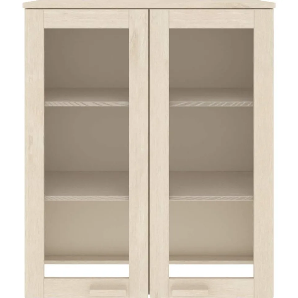 vidaXL Opzetkast HAMAR 85x35x100 cm massief grenenhout honingbruin bruin, foto 4