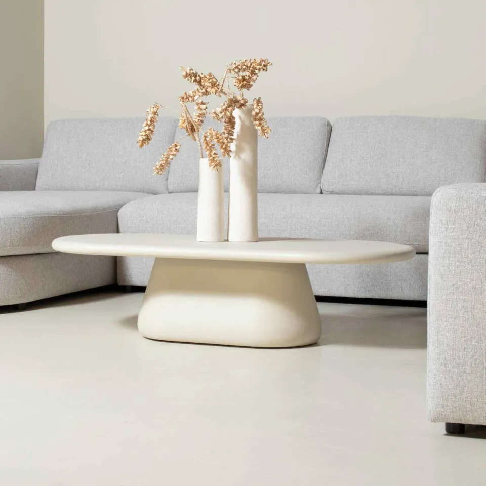 Giga Meubel Salontafel Riva Ovaal - Eco Composiet - 120x65x39cm, foto 4