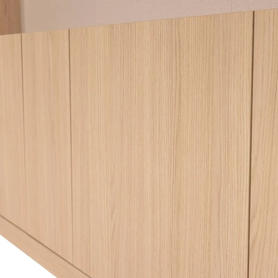 WOOOD Build Tv Opbergkast 160 cm - Eiken Fineer - Naturel - 215x160x41, foto 6