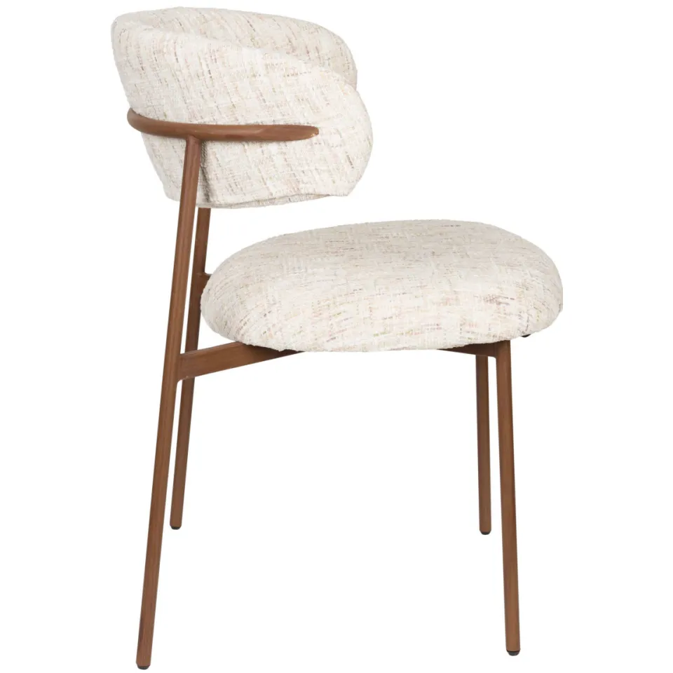 Housecraft Living Claes eetkamerstoel set van 2 off-white, foto 2