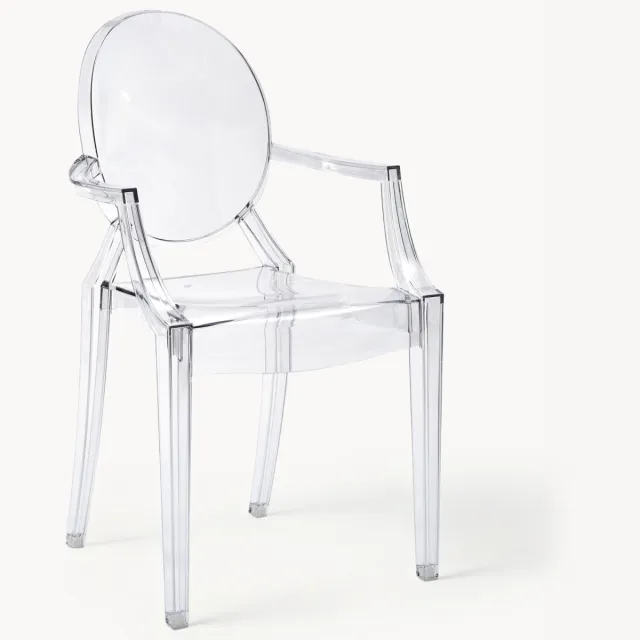 Kartell Design armstoel Louis Ghost Transparant