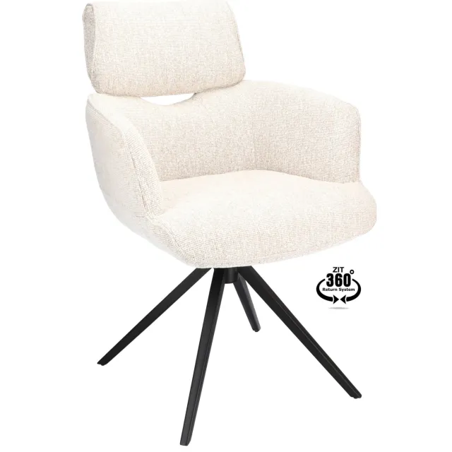 Wehkamp Home Belle armstoel crème Linen