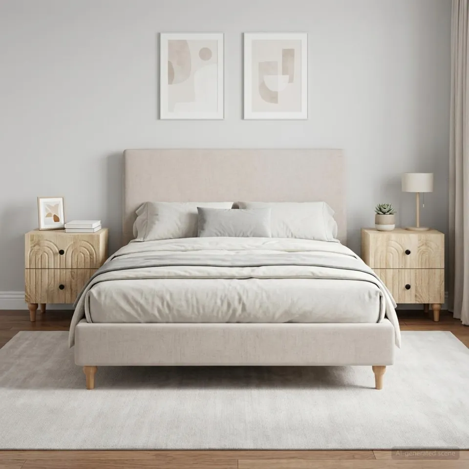 vidaXL Nachtkastje 2 st Sonoma Eiken 43 x 34,5 x 48 cm Bewerkt hout, foto 4