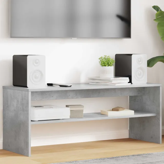 vidaXL TV-kast 100 x 35 x 40 cm Beton Grijs Bewerkt hout, foto 2