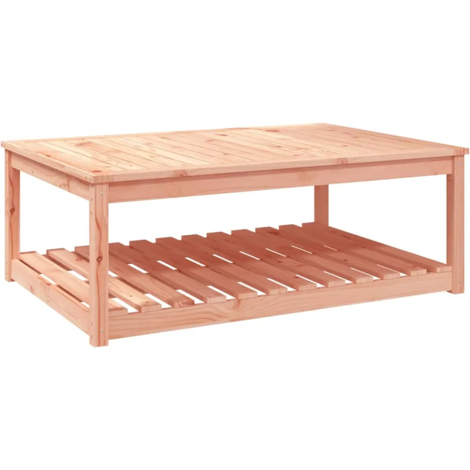 vidaXL Tuintafel 121x82,5x45 cm massief douglashout Bruin