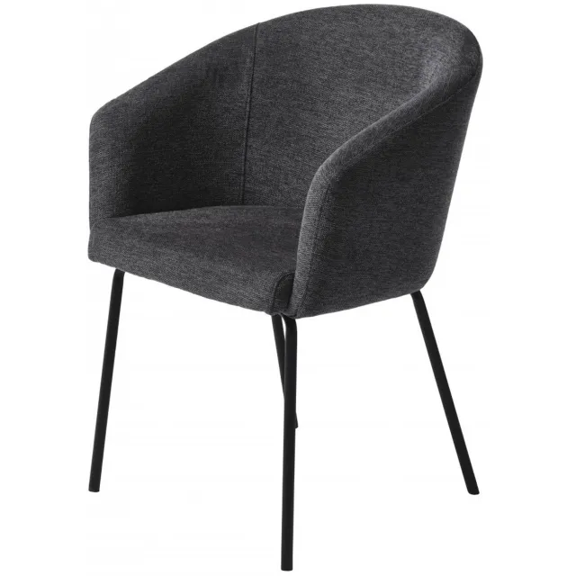 Nordic Home Thorben eetkamerstoel - donkergrijs