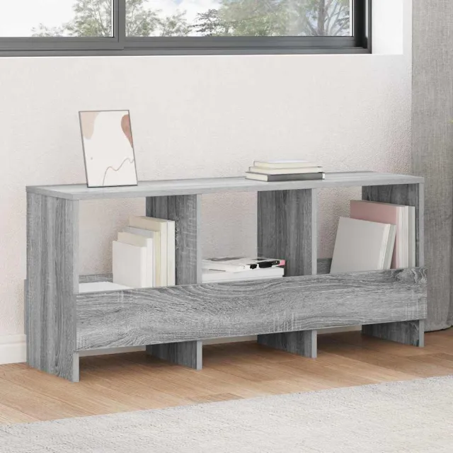 vidaXL Tijdschrift Rek Grijs Sonoma 102 x 30 x 45 cm, foto 2
