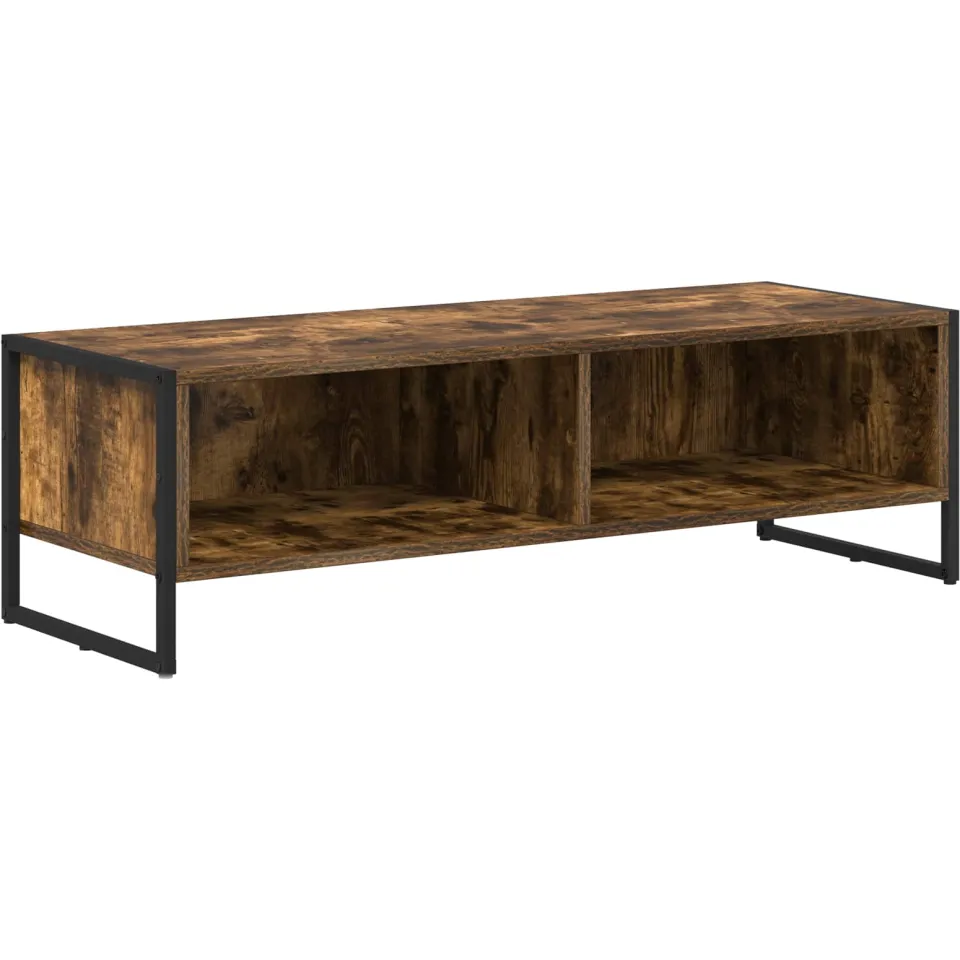 vidaXL TV-kast 100 x 36.5 x 30.5 cm Gerookt eiken Bewerkt hout, foto 3