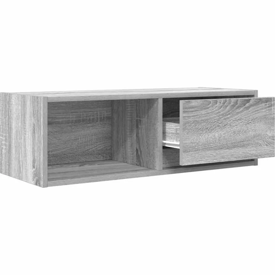 vidaXL Tv-meubelen 2 st 80x31x25,5 cm bewerkt hout grijs sonoma eiken, foto 4