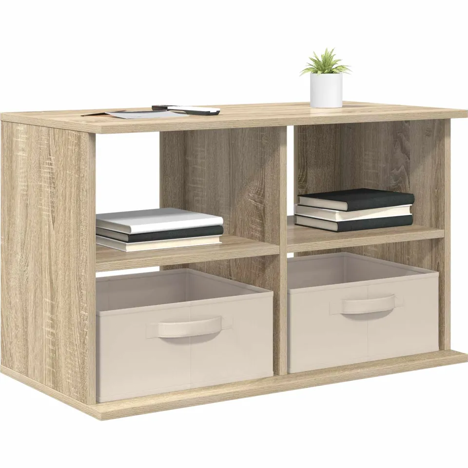 vidaXL TV-standaard met lade Sonoma Eiken 79 x 40 x 48 cm Bruin