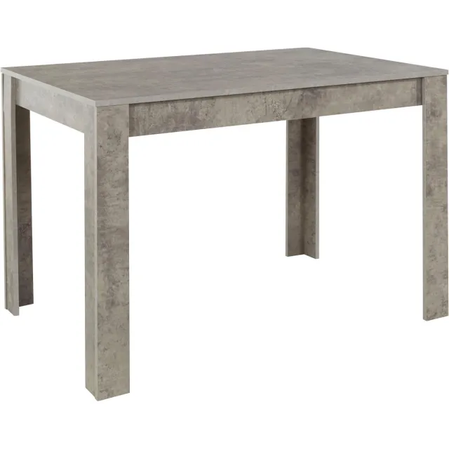 Notio Living Lynn|Eettafel in MDF beton Grijs