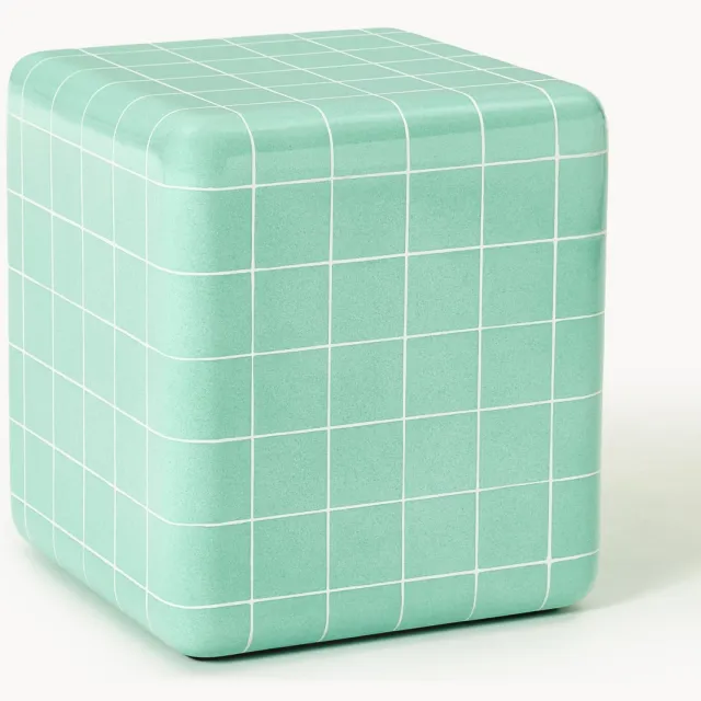 Westwing Collection In- & outdoor bijzettafel Doug Turquoise