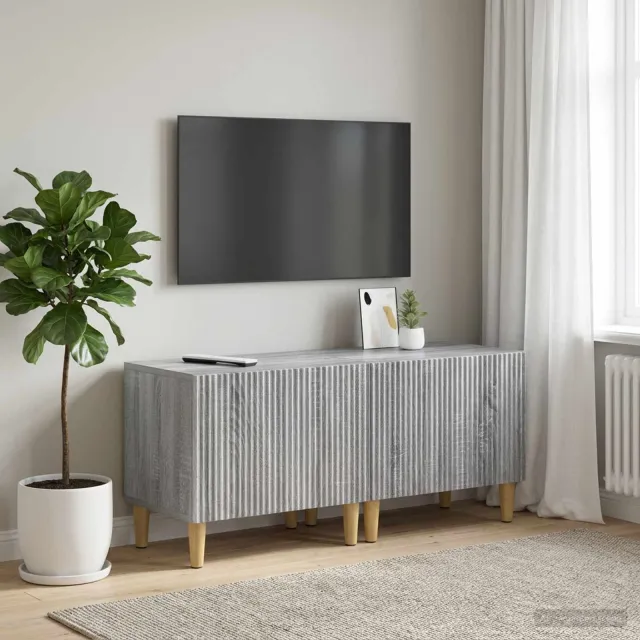 vidaXL Tv-meubel Grijs Sonoma Bewerkt hout