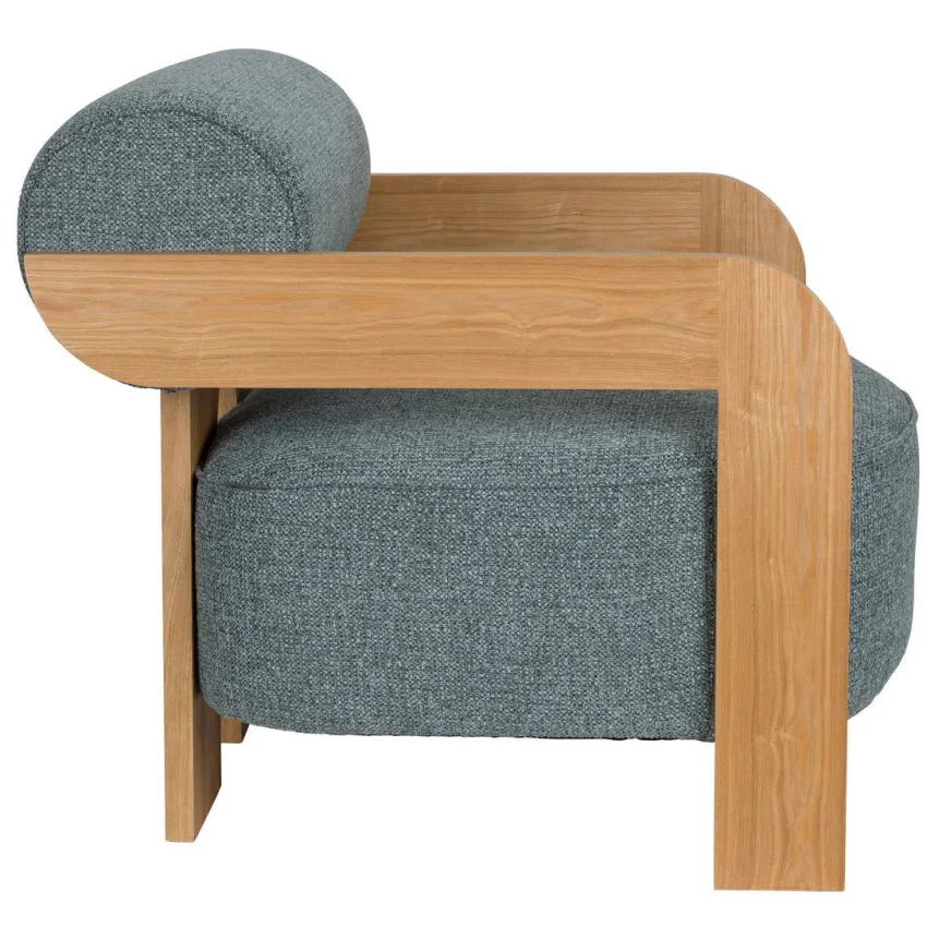 Zuiver fauteuil Oolong blauw, foto 4