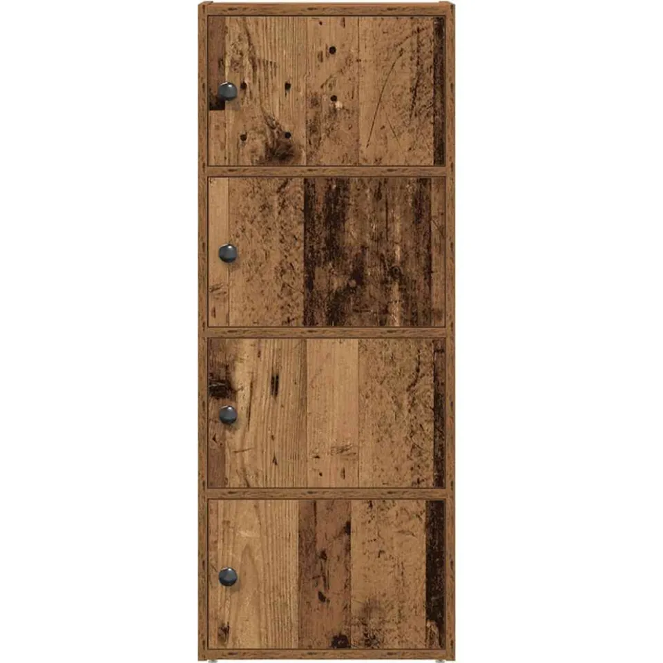 vidaXL Boekenkast 40x24x102 cm bewerkt hout oud houtkleurig bruin, foto 4