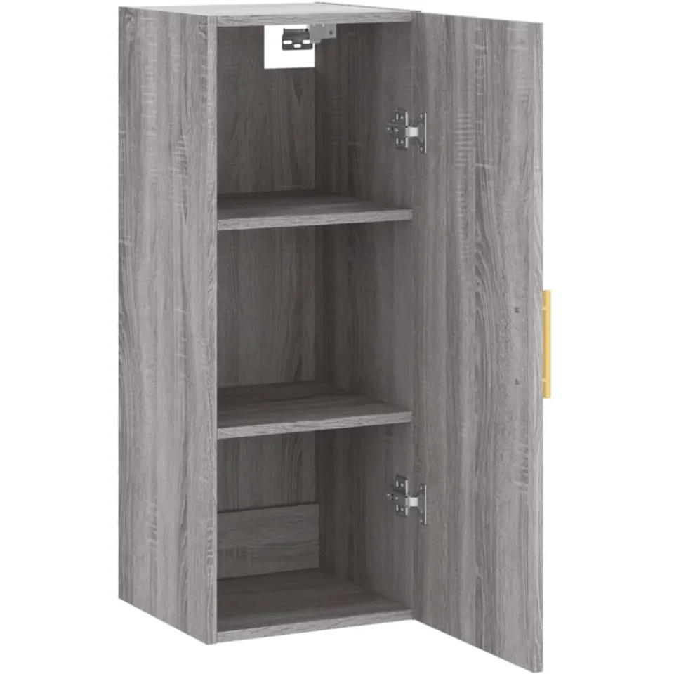 vidaXL Bovenkast 34,5x34x90 cm grijs sonoma eikenkleurig, foto 4