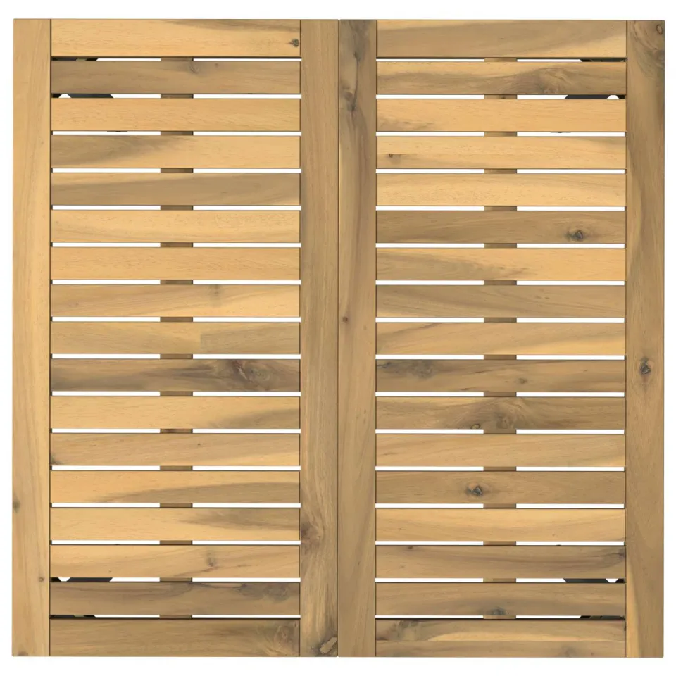 vidaXL Tuindiner tafel NAARDEN Whitewash en zwart 70 x 68,5 x 75 cm, foto 4