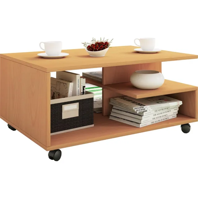 Vcm Stango salontafel 5 plankenbeuken decor.