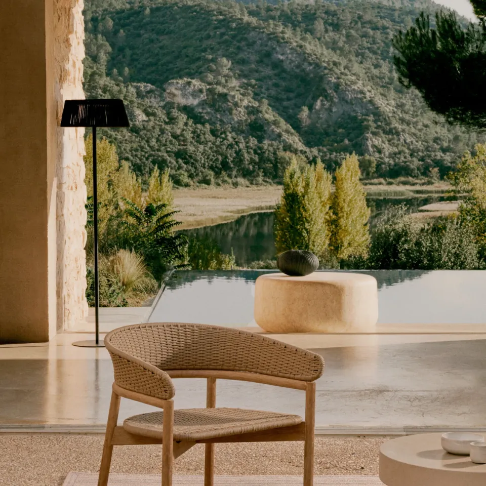 Kave Home outdoor fauteuil Arinella beige, foto 5