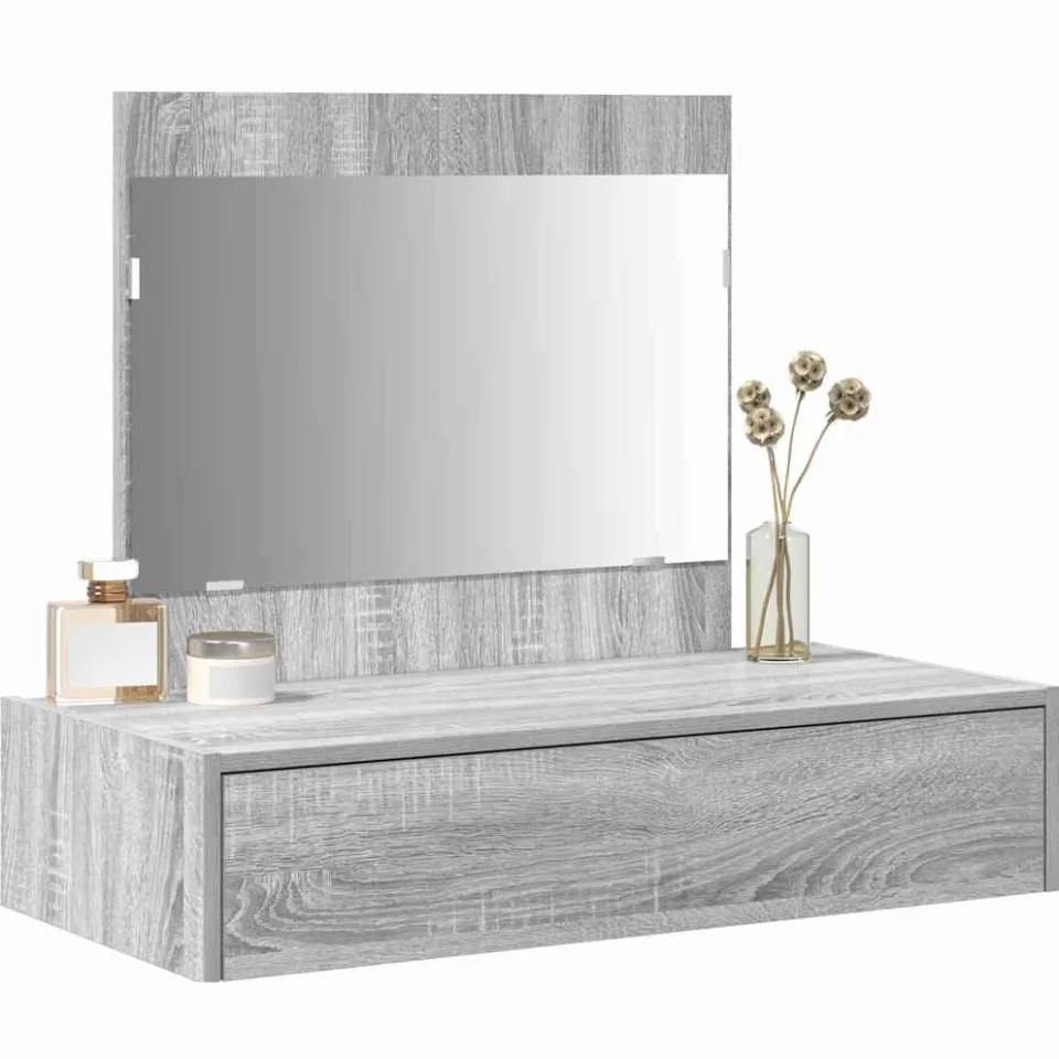 vidaXL Plafondtafel Grijs 83 x 40 x 70 cm Bewerkt hout