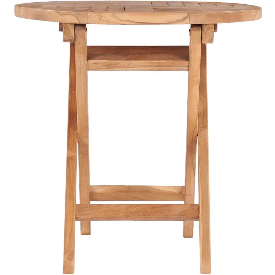 vidaXL Tuintafel inklapbaar 45 cm massief teakhout bruin, foto 2