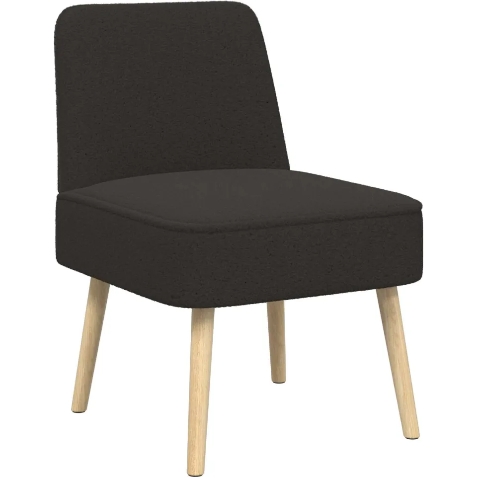 vidaXL Slipper Stoel Zwart, foto 3